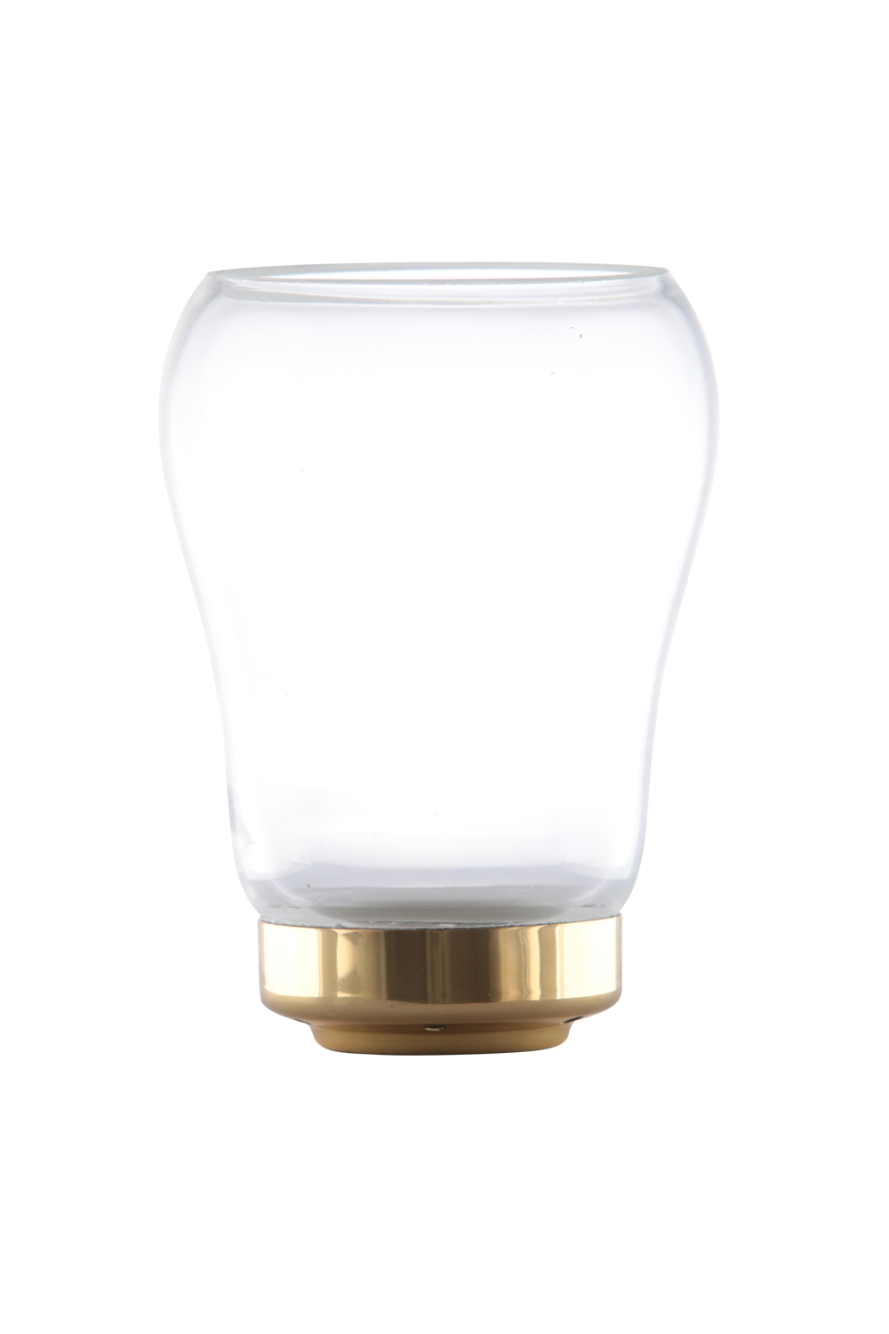 Ersatzglas für Trageflambeaux Birne, Messing
