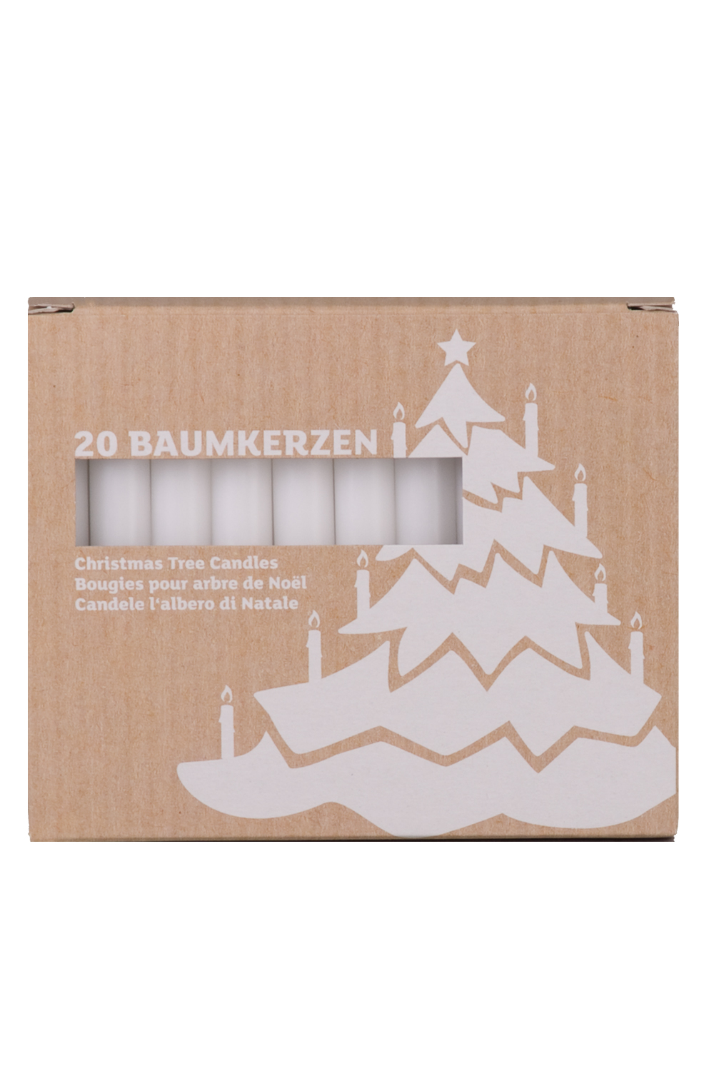 Baumkerzen weiß