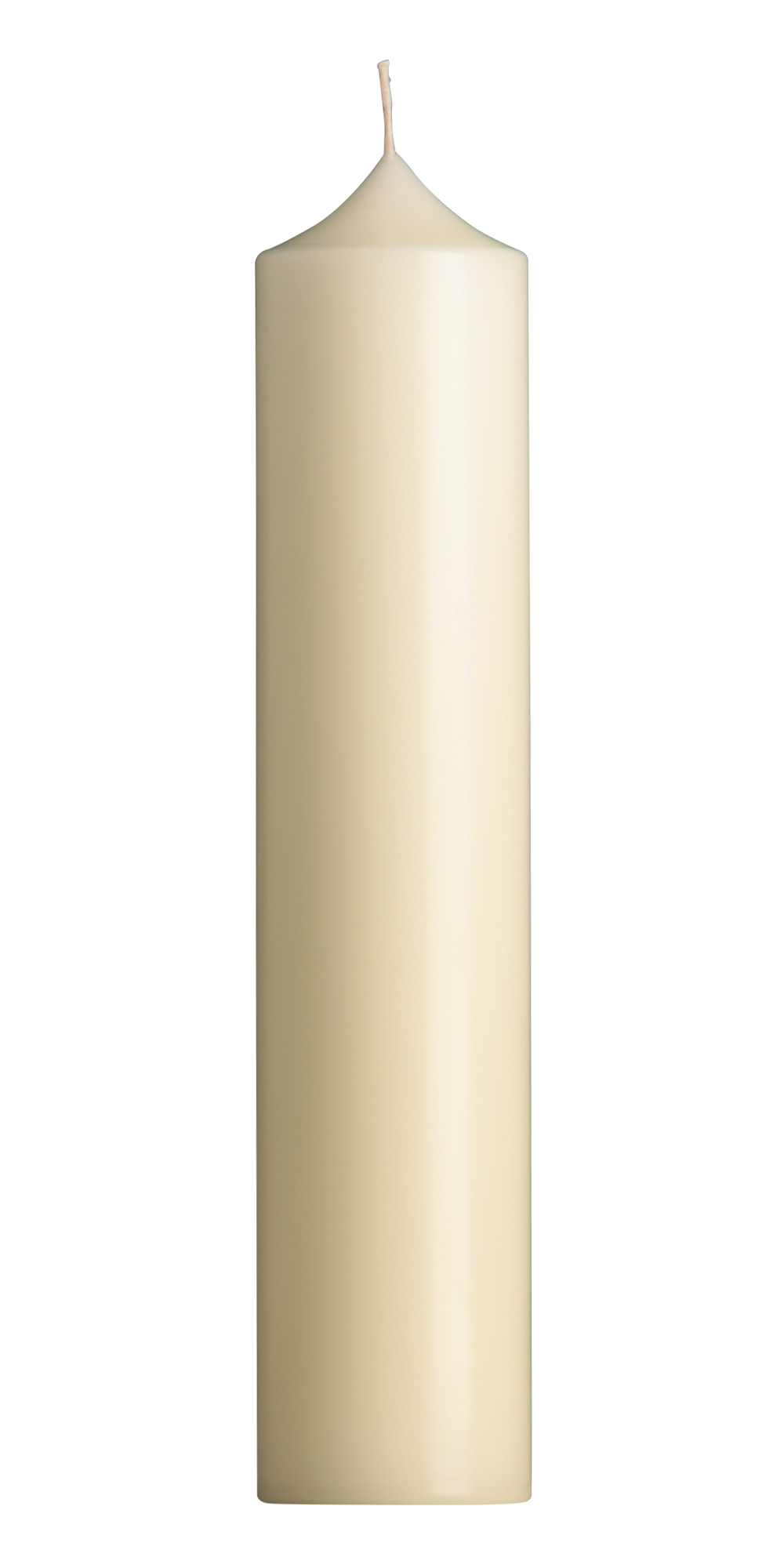 Adventskerze champagner mit 10% BW, farbig übertaucht, verschiedene Größen