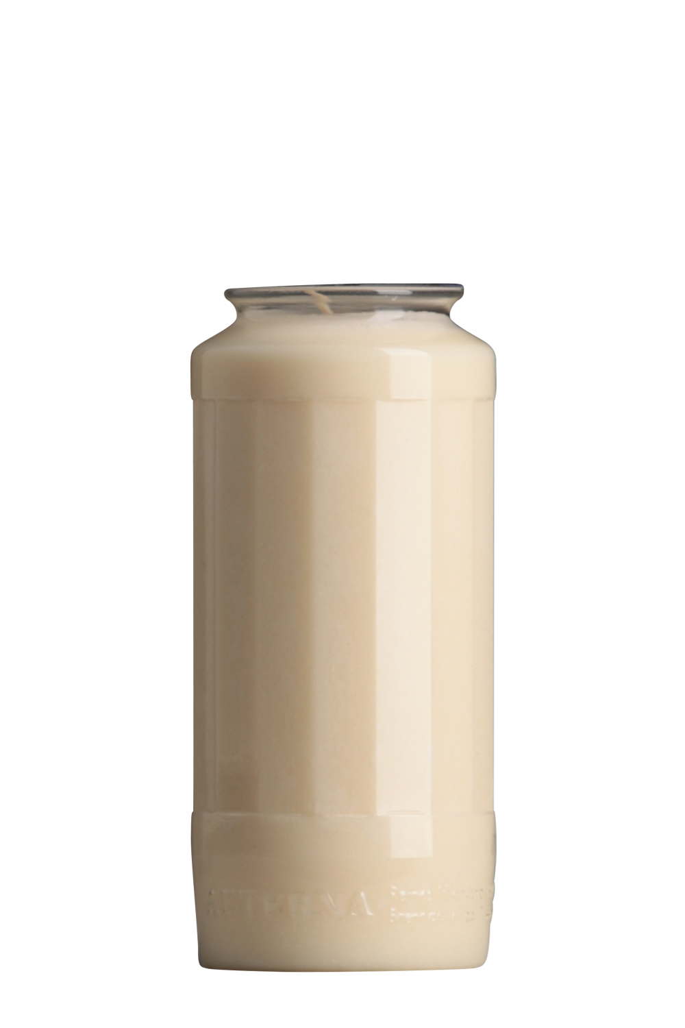 Ewiglichtölkerzen Aeterna, klar. Brennt etwa 7 Tage. Größe: 145 x 68 mm. Verpackung: 20 Stück.