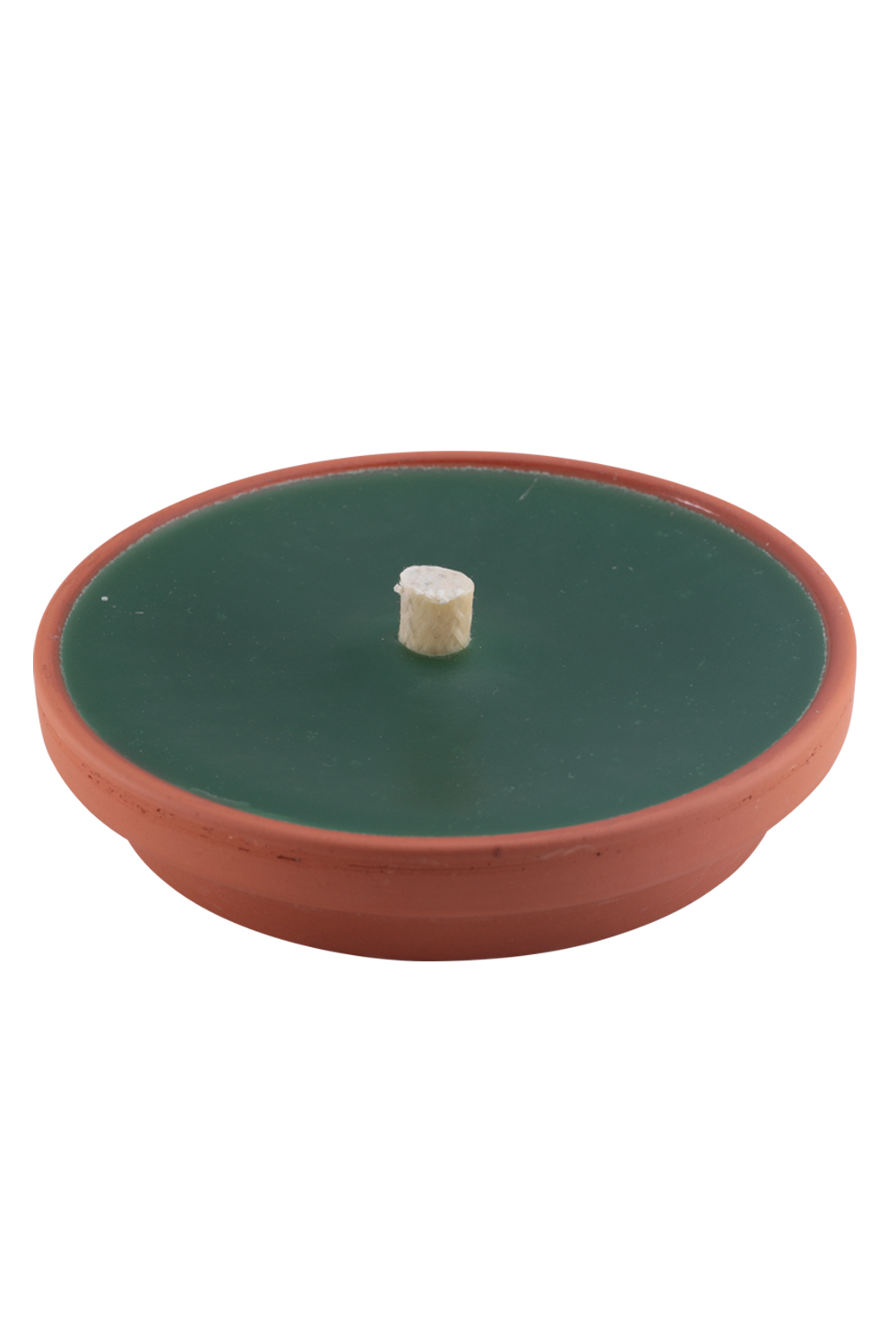 Flammschalen aus Terracotta 2er-Pack Maße 155 x 34 mm, nachhaltige Materialien, Füllung aus Altwachs, Brenndauer ca. 6 h, 2er-Pack