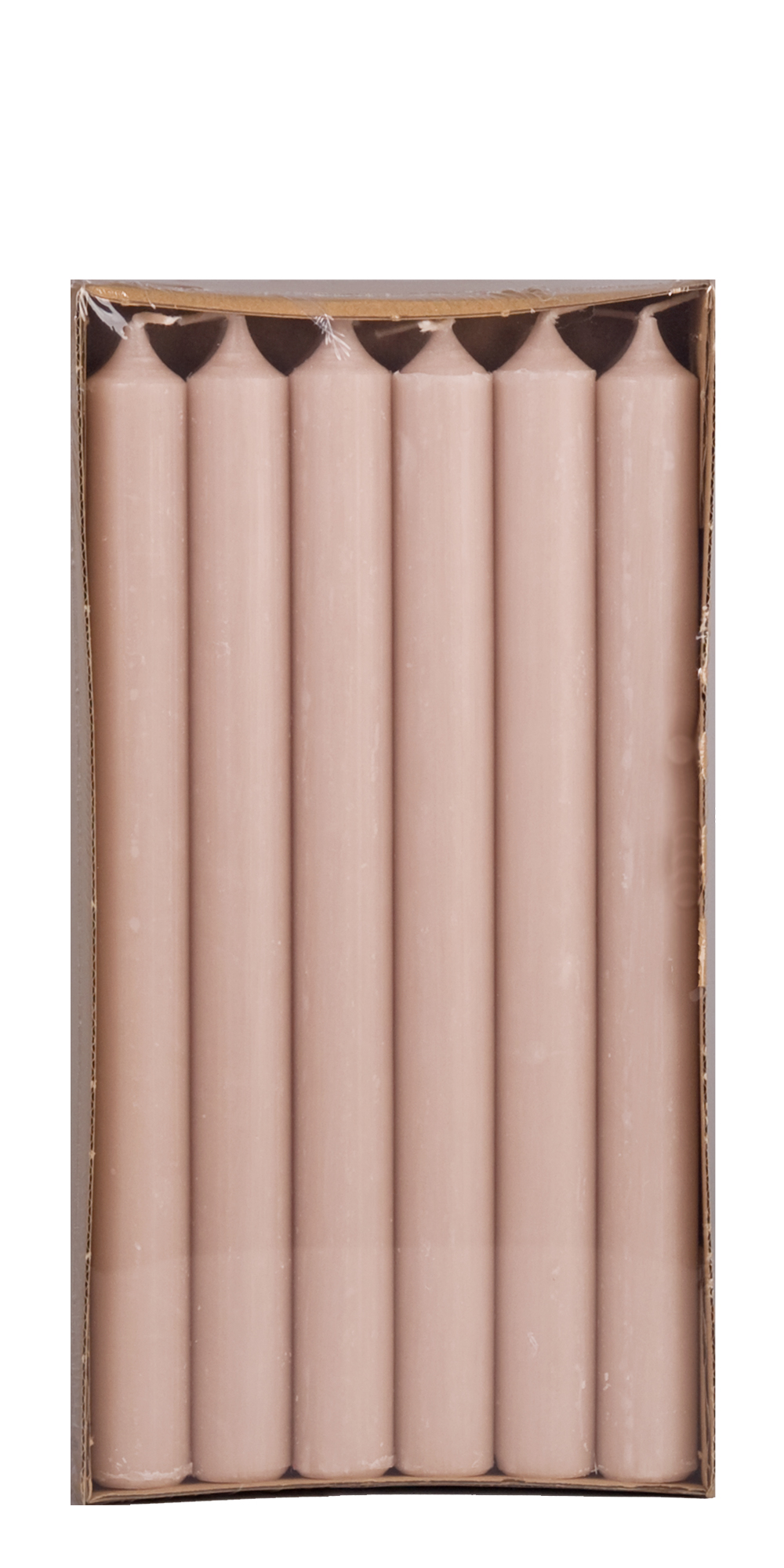 Stabkerzen Rustic durchgefärbt sahara (beige)