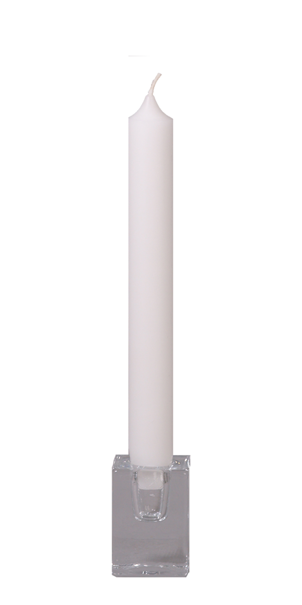 Haushaltskerze 6K - 210 x 24 mm, elfenbein, mit Konus