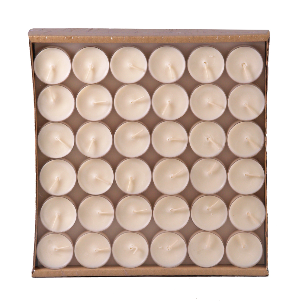 Tray mit Teelichten 106 (durchsichtige Hülle)