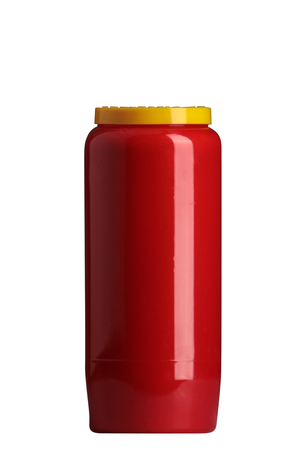 Ewiglichtölkerzen Monulux, rot. Brennt etwa 7 Tage. Größe: 157 x 67 mm. Verpackung: 20 Stück.